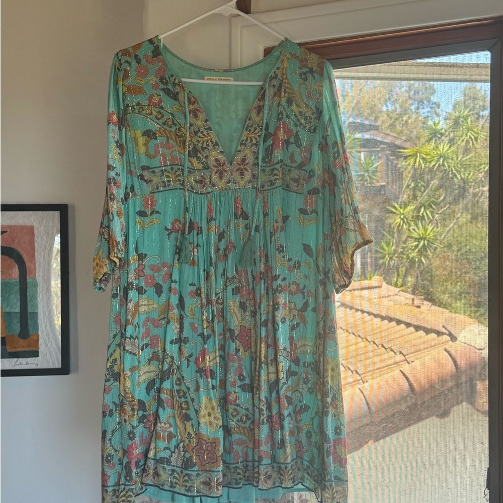 SPELL Hendrix Floral Bohemian Play Dress Size Small